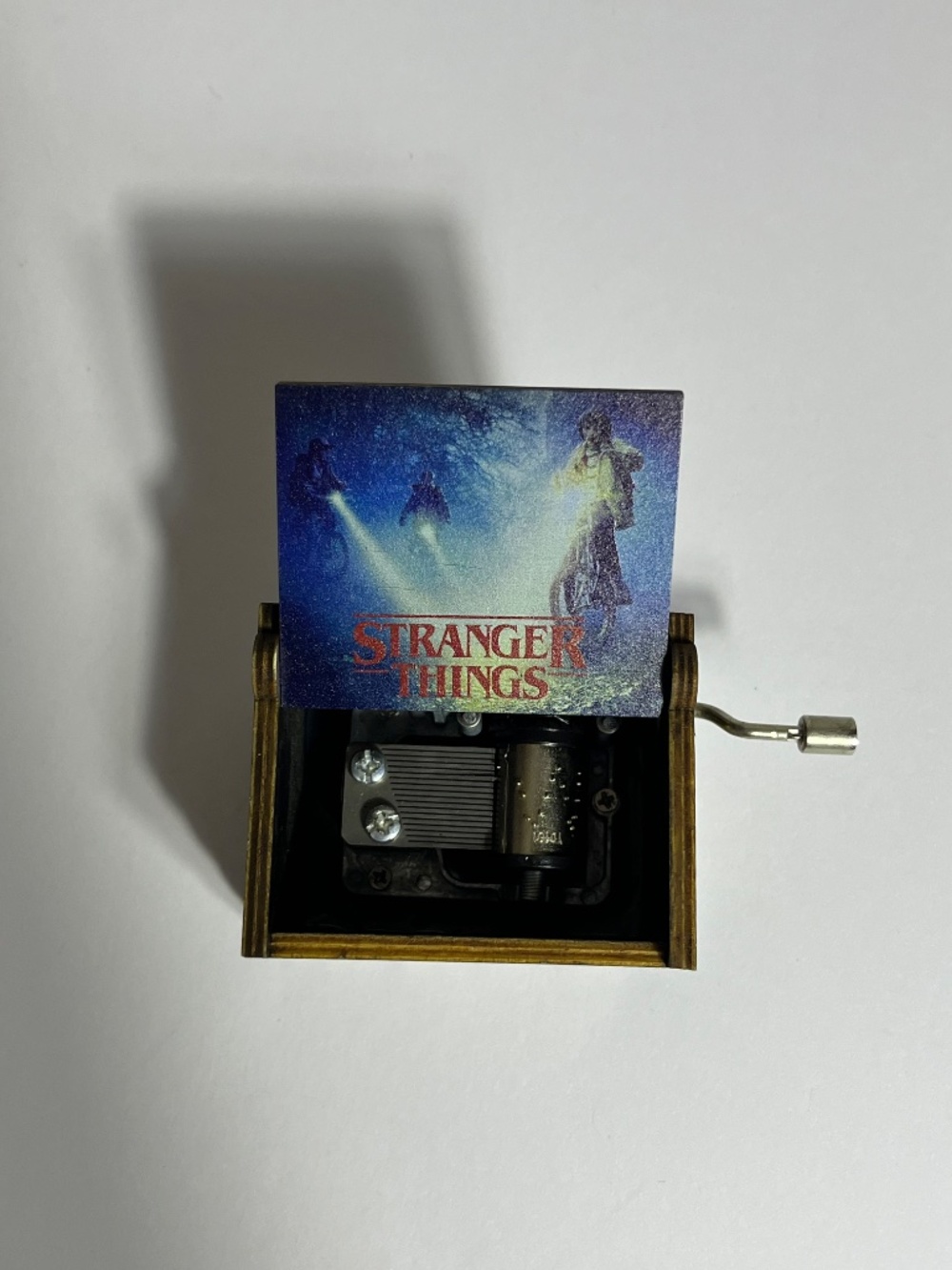 Stranger Things Hand Crank Wooden Music Box Musical